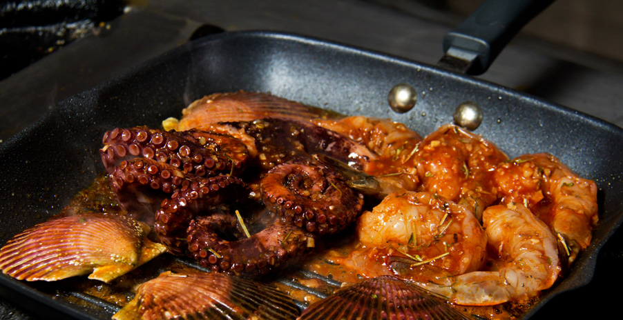 Parrilla de mariscos